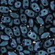 Matubo MiniDuo Beads 4x2.5mm Polychrome - indigo orchid